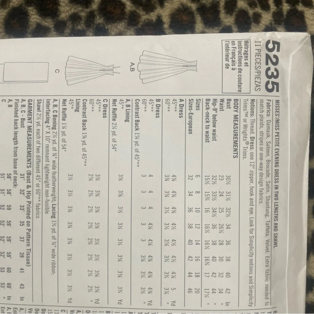 Prom Dress Pattern - Picture 3 of 7